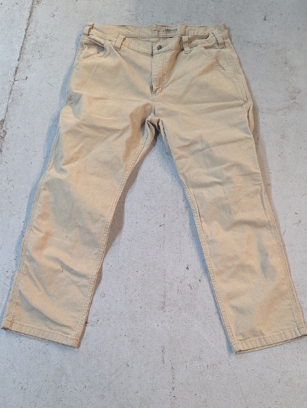 Carhartt Tan Work Chino Pants 36 X 30